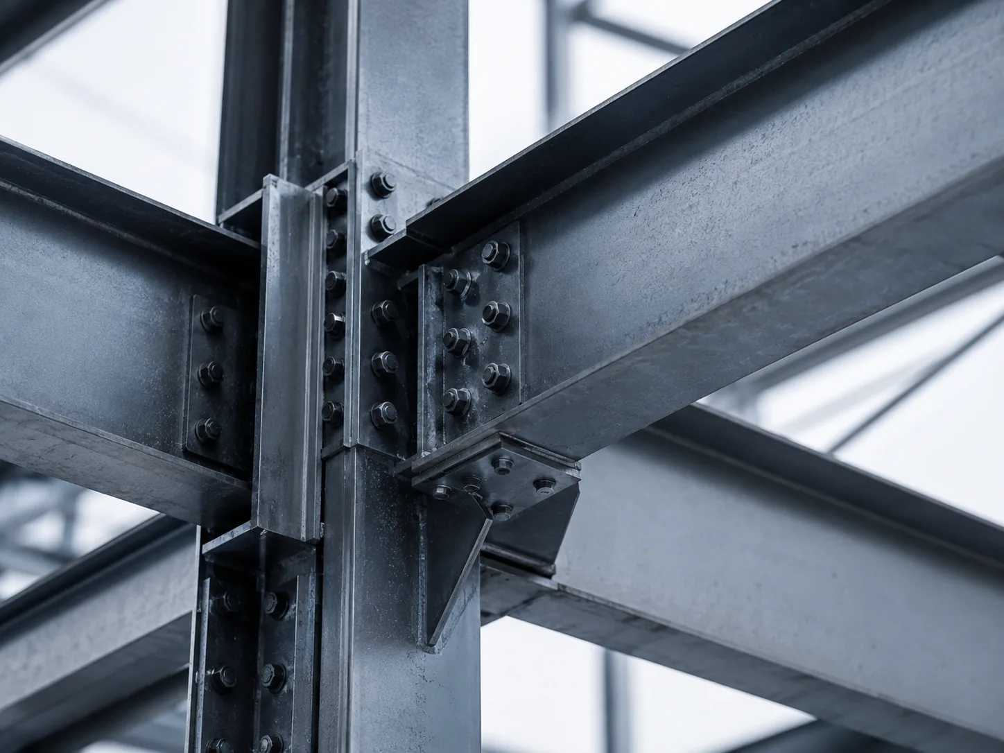 Bolted structural steel connection